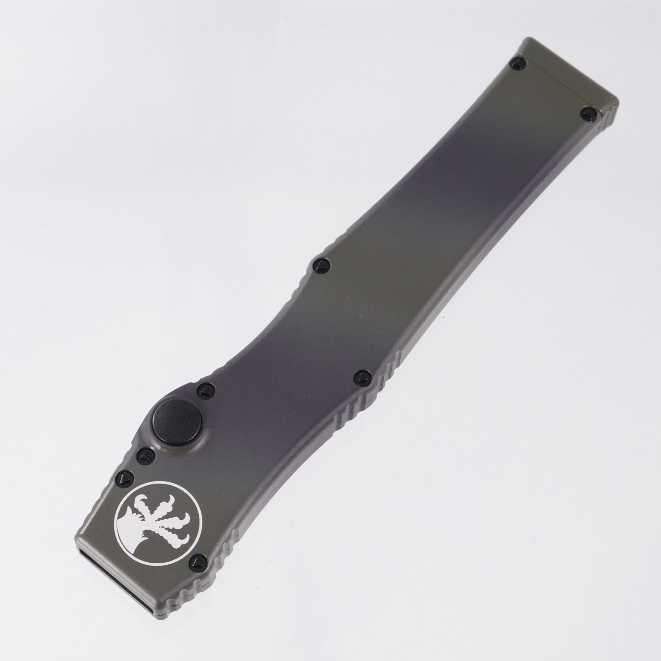 Microtech Halo V Tanto - Green Camo Standard - Cerakote N690 - 03/2015 Build *PRE-OWNED*