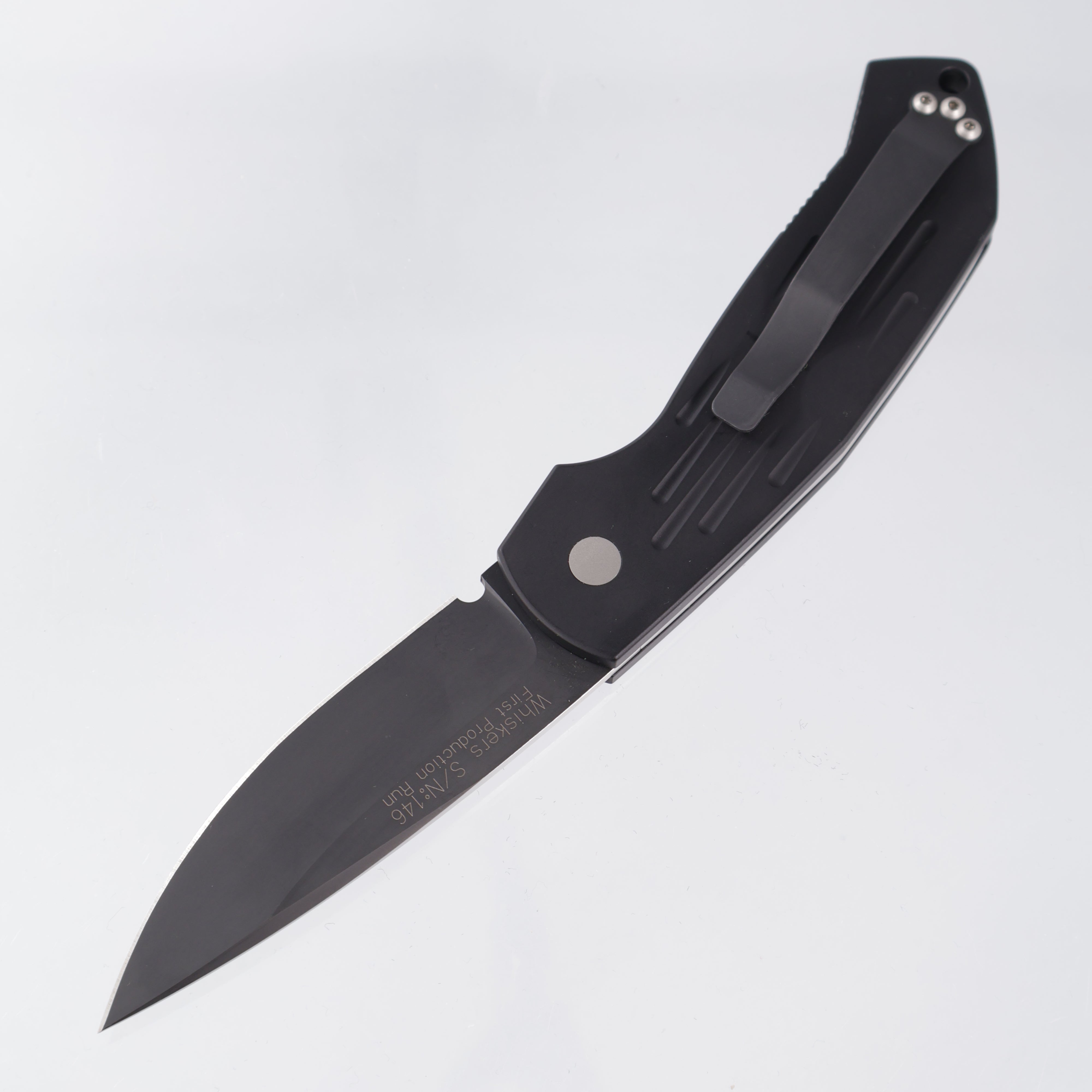 Pro-Tech Magic - Black Aluminum - DLC 154CM - First Production Run S/N: 146 *PRE-OWNED* *NO BOX*