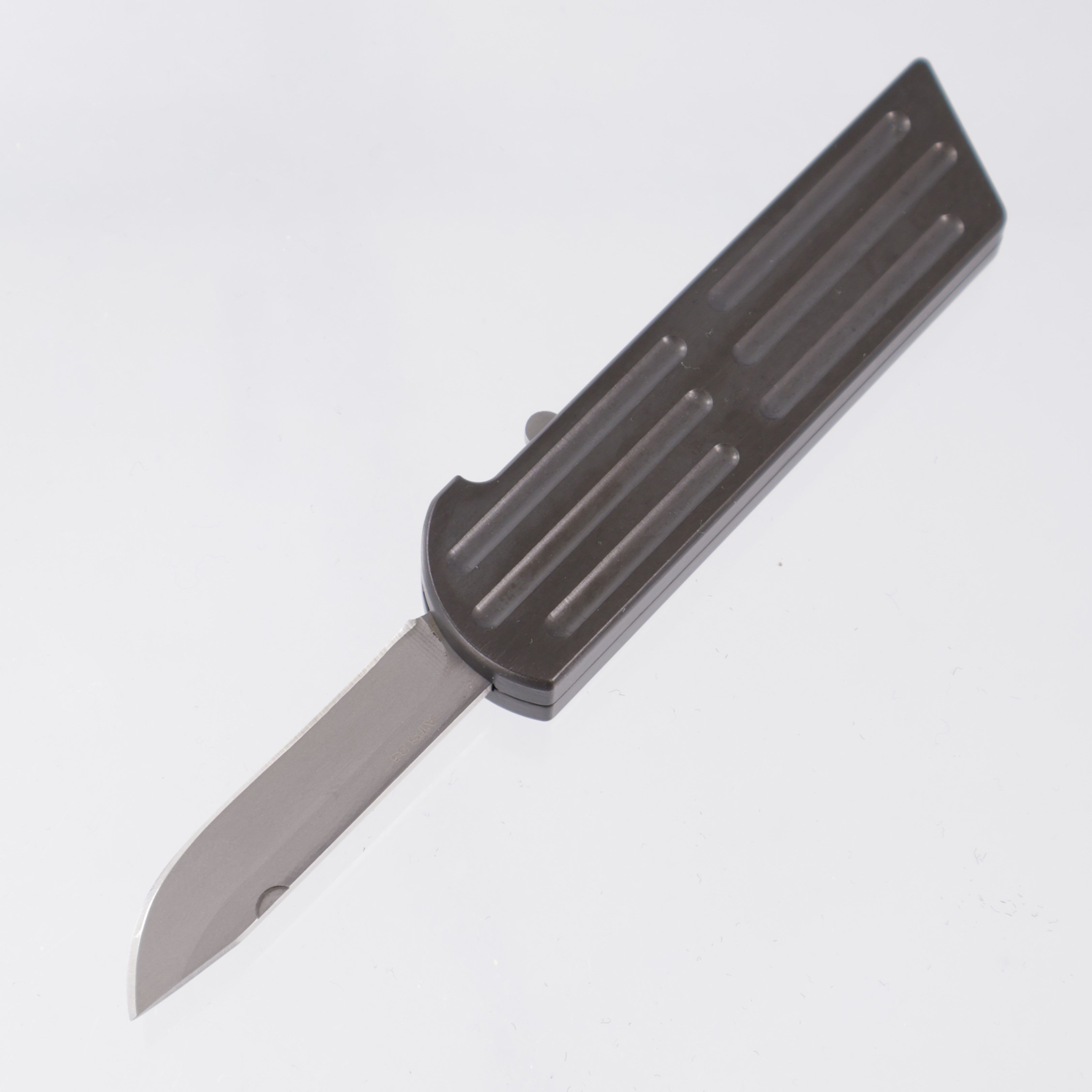 Pro-Tech Mini OTF - Gray Aluminum - Beadblast ATS-34 - S/N: 154 *PRE-OWNED*