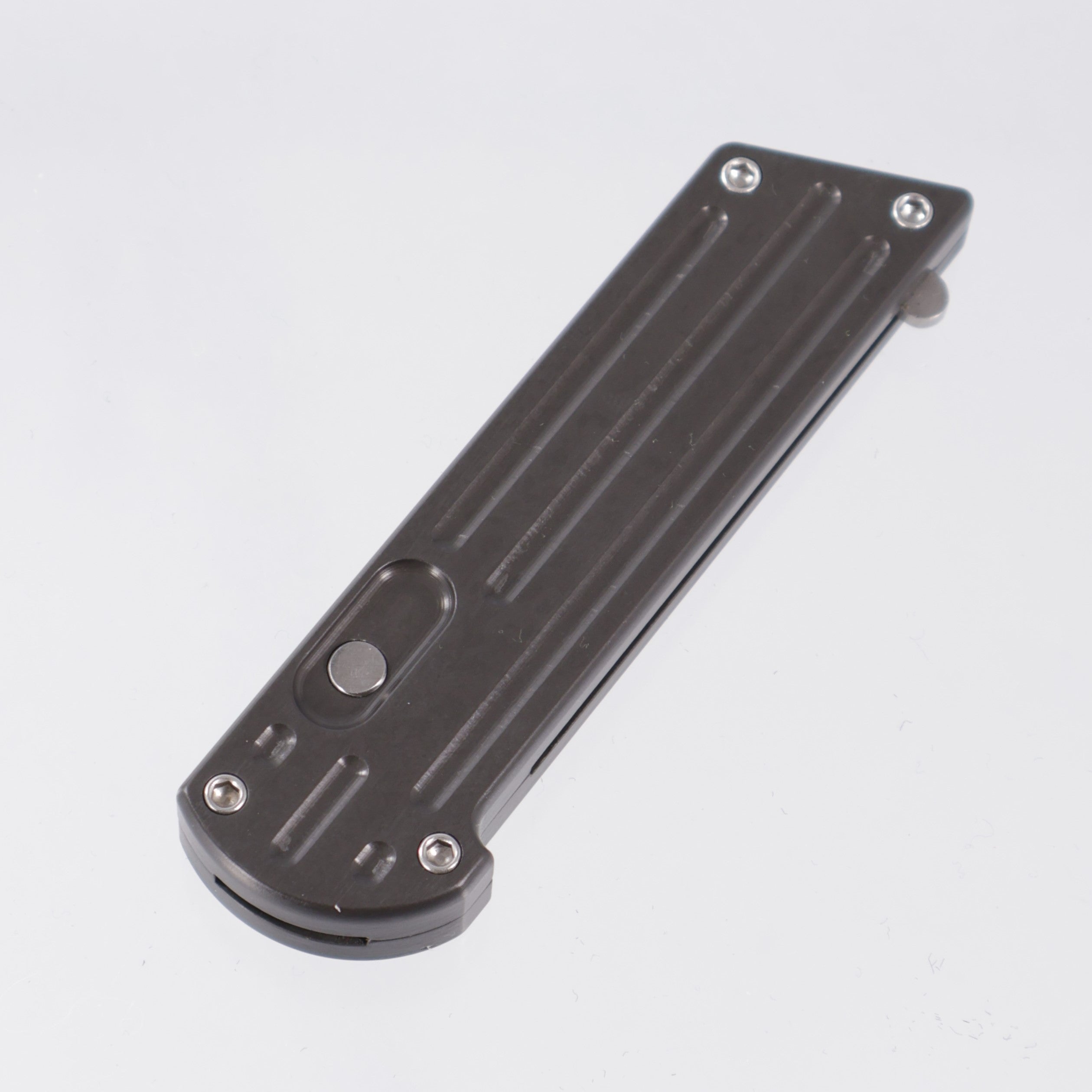 Pro-Tech Mini OTF - Gray Aluminum - Beadblast ATS-34 - S/N: 154 *PRE-OWNED*