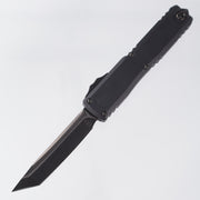 Microtech Ultratech ZBT Tanto Shadow - Black Aluminum - DLC M390MK - 1123-1 DLCTSH *PRE-OWNED*