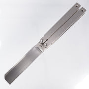 Reese Weiland Fatty Slash Balisong Protoype - Orange Peel Titanium - Hand Rubbed Satin Blade *PRE-OWNED*
