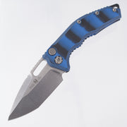 Heretic Medusa V3 Auto Tanto - Blue / Black G10 - Stonewash Magnacut - H011-2A-G10/BLU *PRE-OWNED*