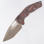 Heretic Medusa V3 Auto Tanto - Red Camo Carbon - Bronze Magnacut - H011-7A-RD/CC *PRE-OWNED*