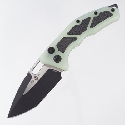 Heretic Medusa V2 Auto Tanto - Jade G10 w/ Traction Inserts - 2-Tone Elmax *PRE-OWNED* *NO BOX*