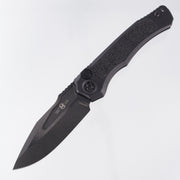 Heretic Wraith V4 Auto Clip Point - Black Aluminum - DLC Magnacut - H000-6A-T *PRE-OWNED*