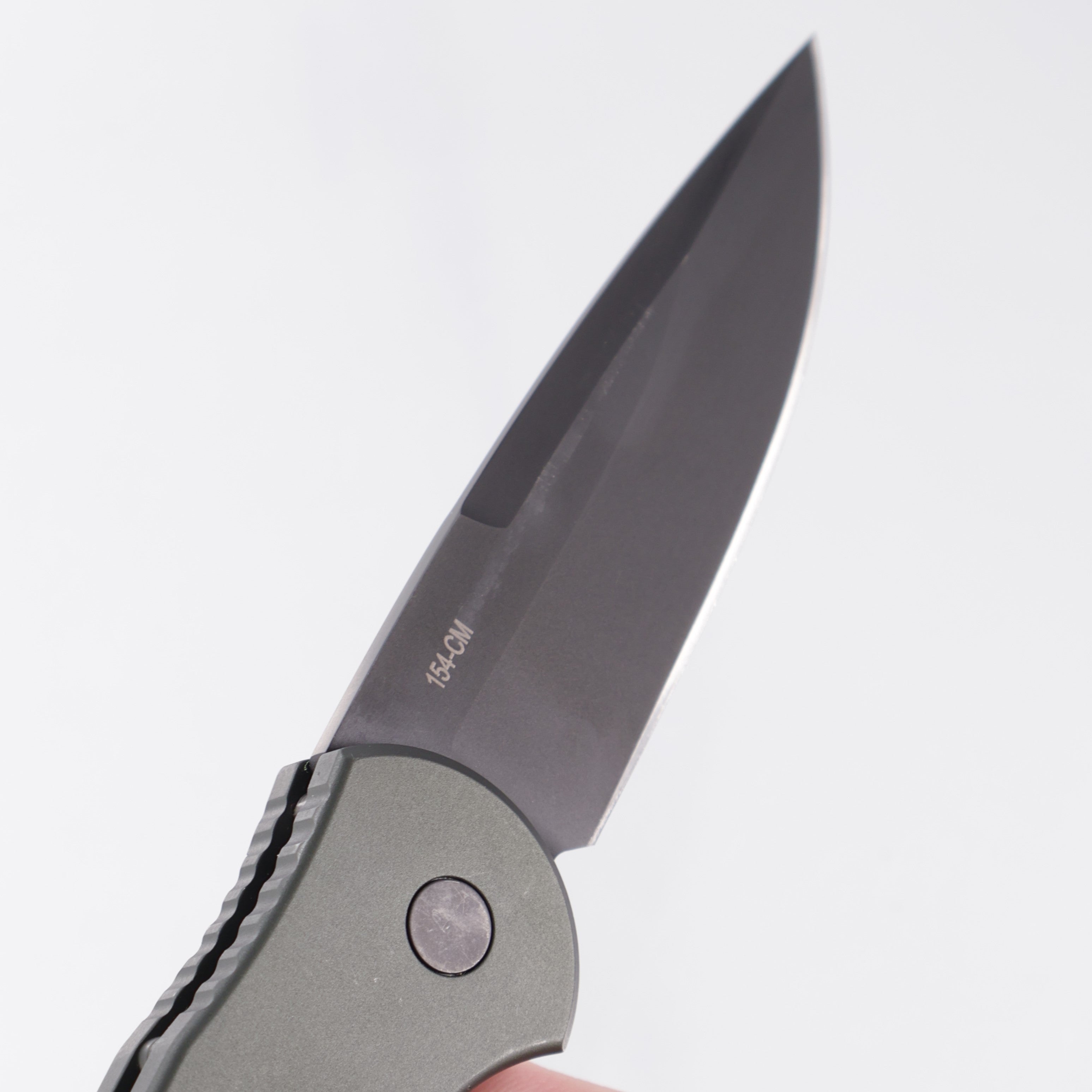 Pro-Tech TR-3 Auto - Green Aluminum w/ Mosaic Pin Button - DLC 154CM - SHOT26.TR3.1 *PRE-OWNED*
