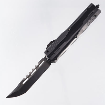 Maxace Medusa Tanto - Gray / Black Aluminum - Tac Coated M390 - X03A *PRE-OWNED*