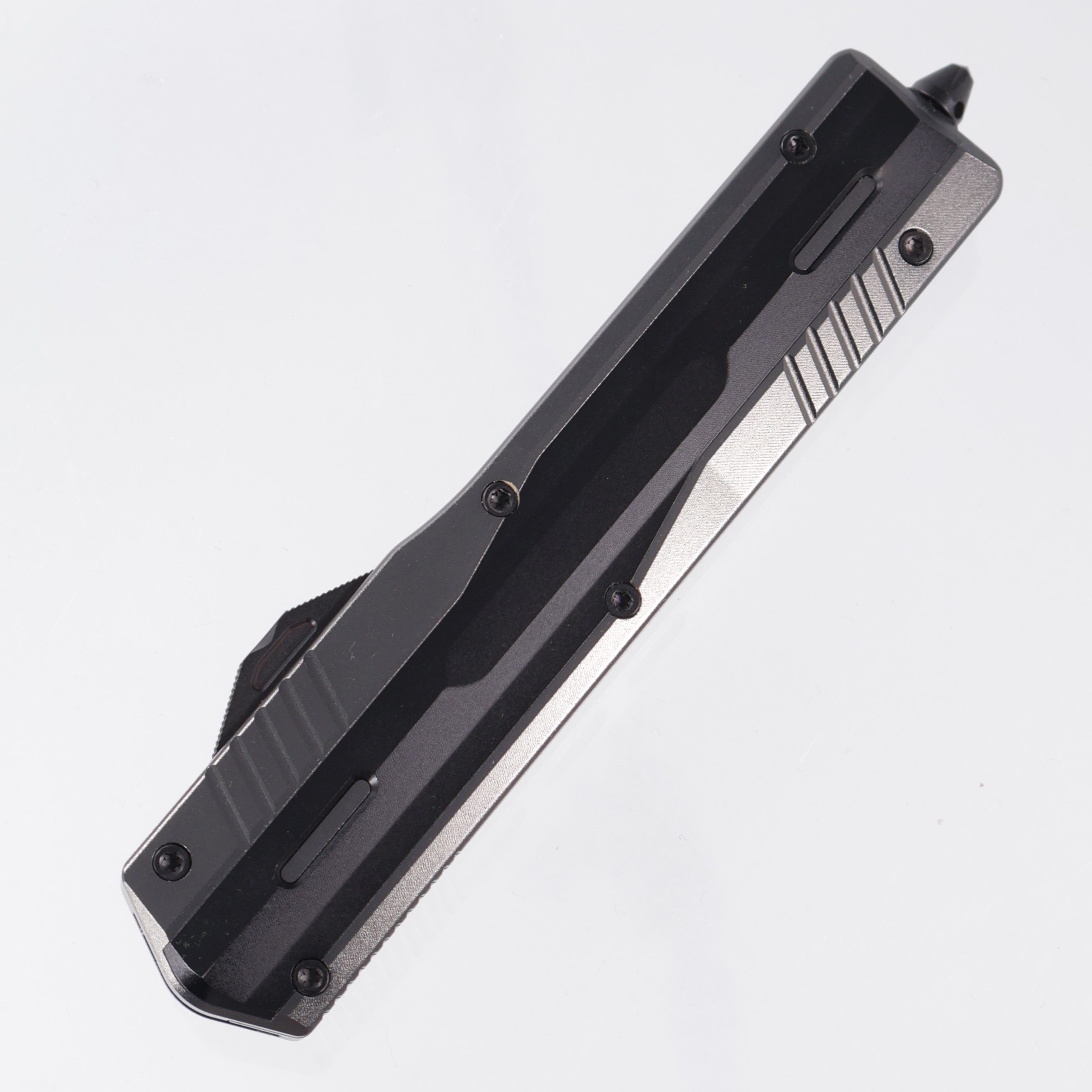 Maxace Medusa Tanto - Gray / Black Aluminum - Tac Coated M390 - X03A *PRE-OWNED*