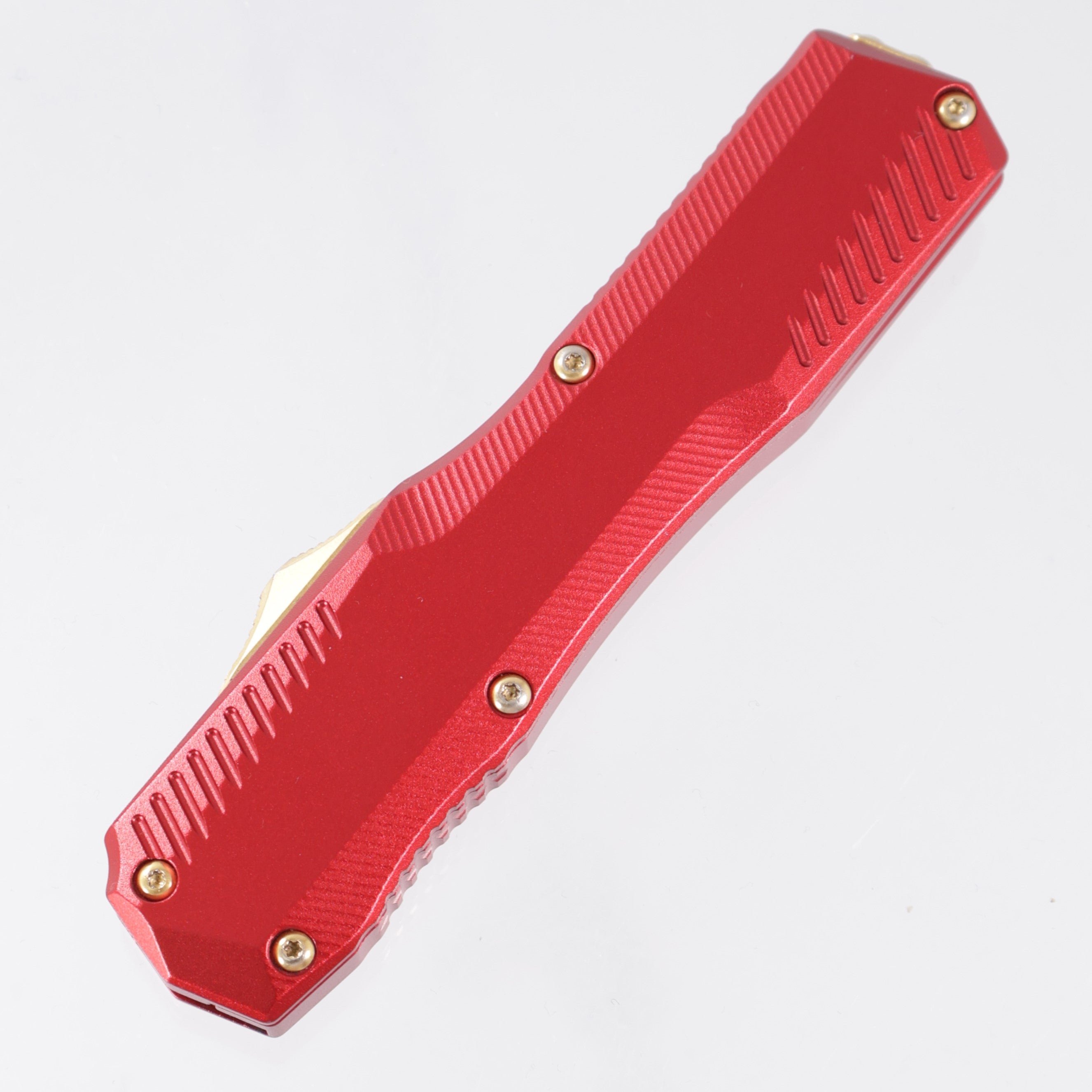 Kershaw Livewire Single Edge - Red Aluminum w/ Bronze Accents - Bronze Magnacut *PRE-OWNED* *NO BOX*