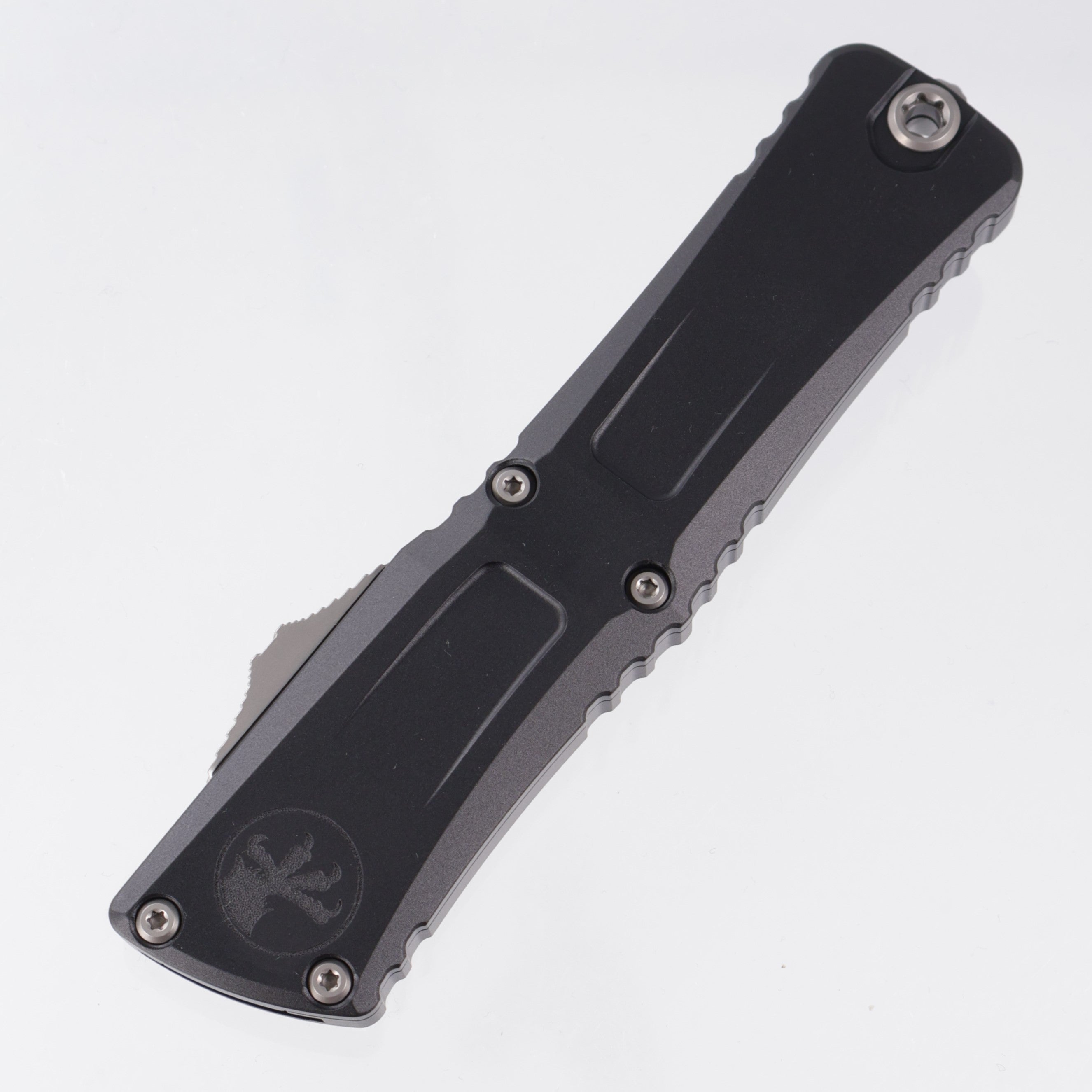 Microtech Combat Troodon Gen III Bowie - Black Aluminum - Stonewash M390MK - 1146-10 *PRE-OWNED*