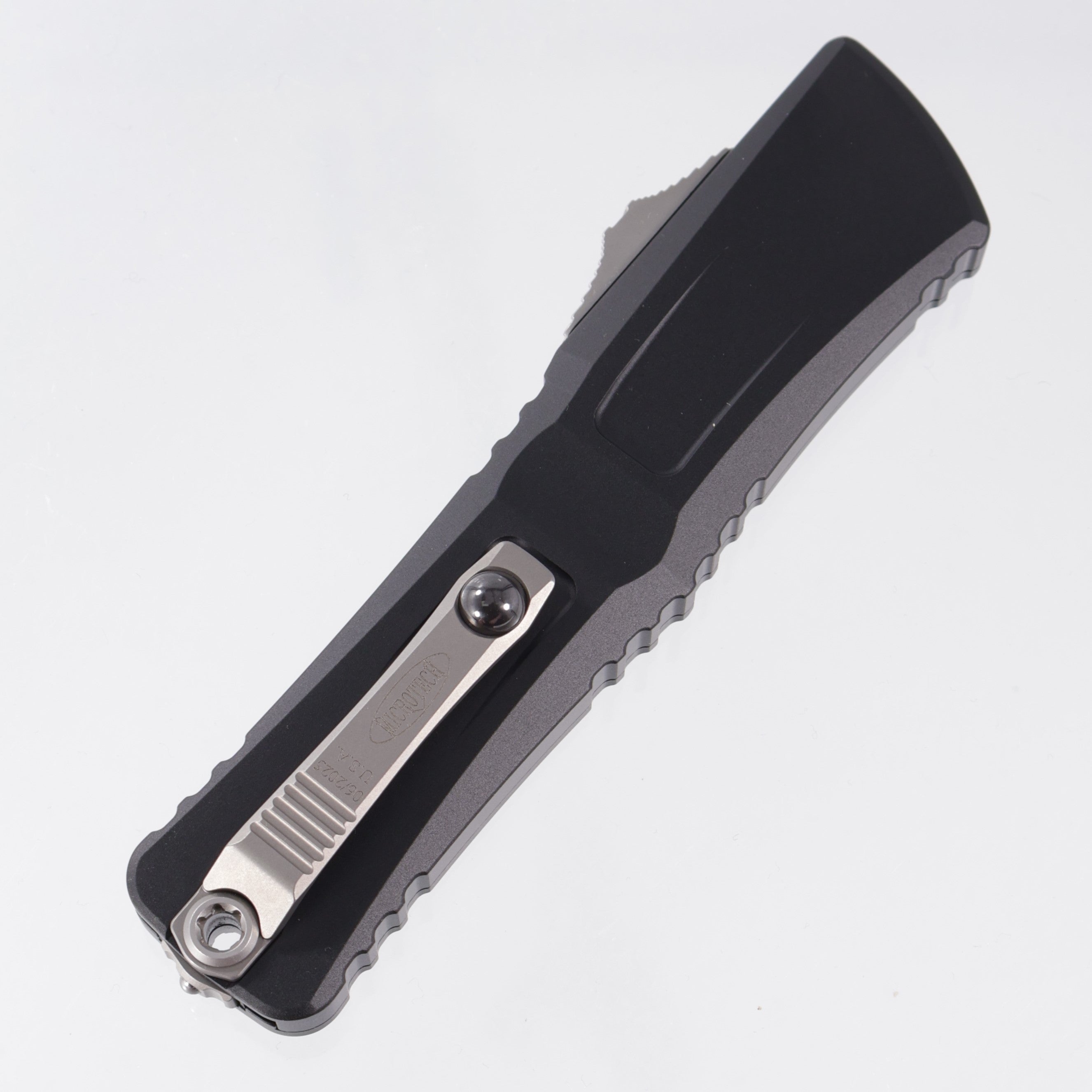 Microtech Combat Troodon Gen III Bowie - Black Aluminum - Stonewash M390MK - 1146-10 *PRE-OWNED*