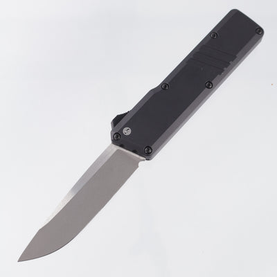Chaves x Silencer Co. Dissident Drop Point - Black Custom Milled Aluminum - Stonewash M390 - S/N: 29/50 *PRE-OWNED*