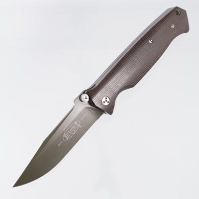 Microtech CMTX-5 D/A - Green Canvas Micarta - OD Green S30V - M-300765-9 *PRE-OWNED*