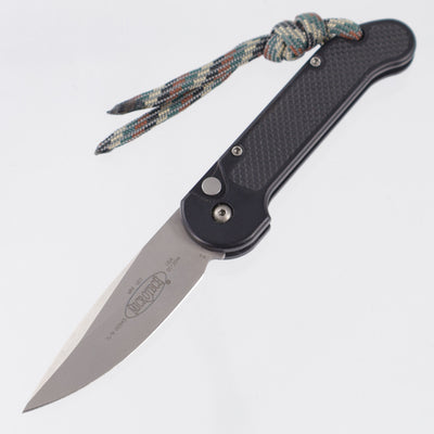 Microtech Mini UDT Single Edge - Black Aluminum - Beadblast D2 - 155-7 *PRE-OWNED*