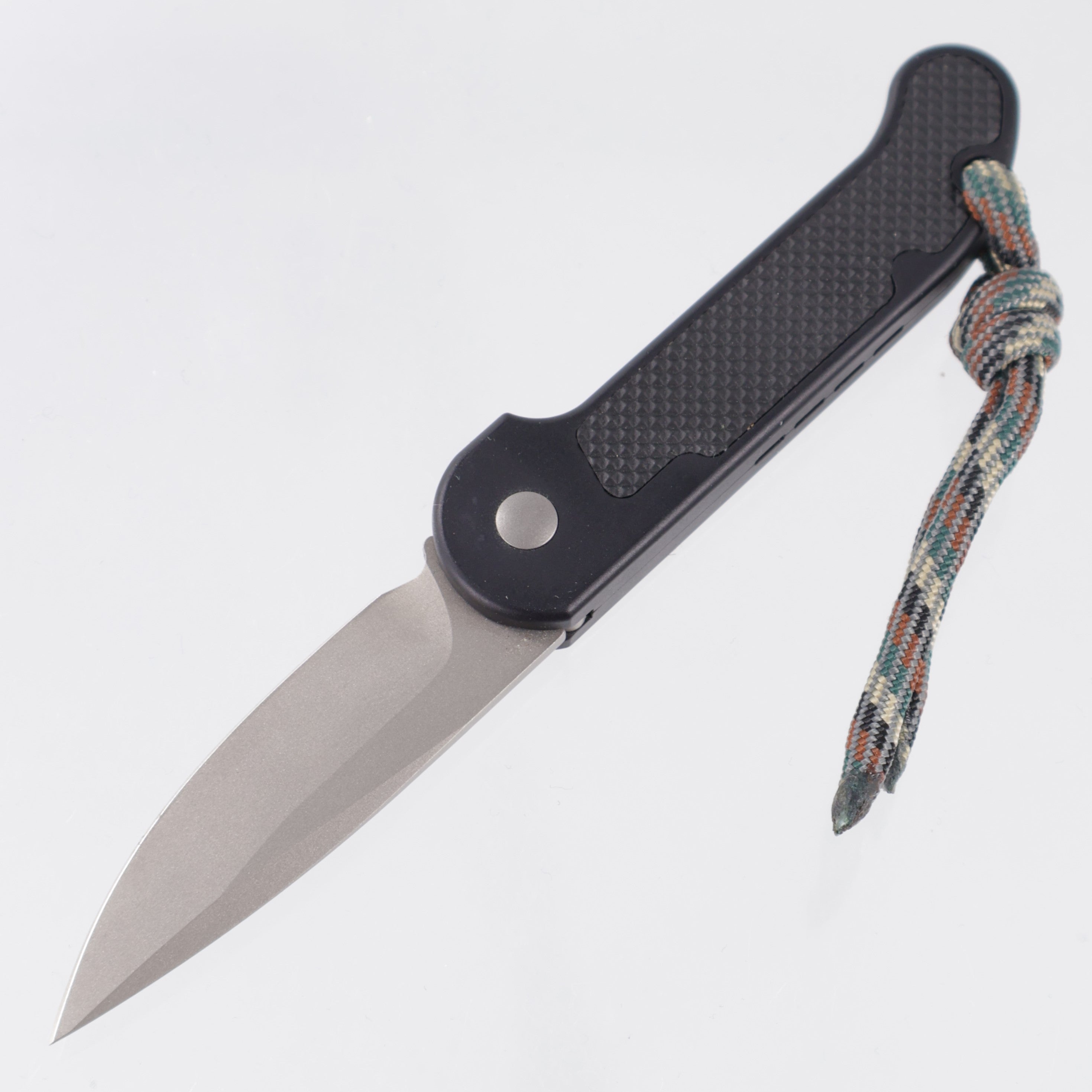 Microtech Mini UDT Single Edge - Black Aluminum - Beadblast D2 - 155-7 *PRE-OWNED*