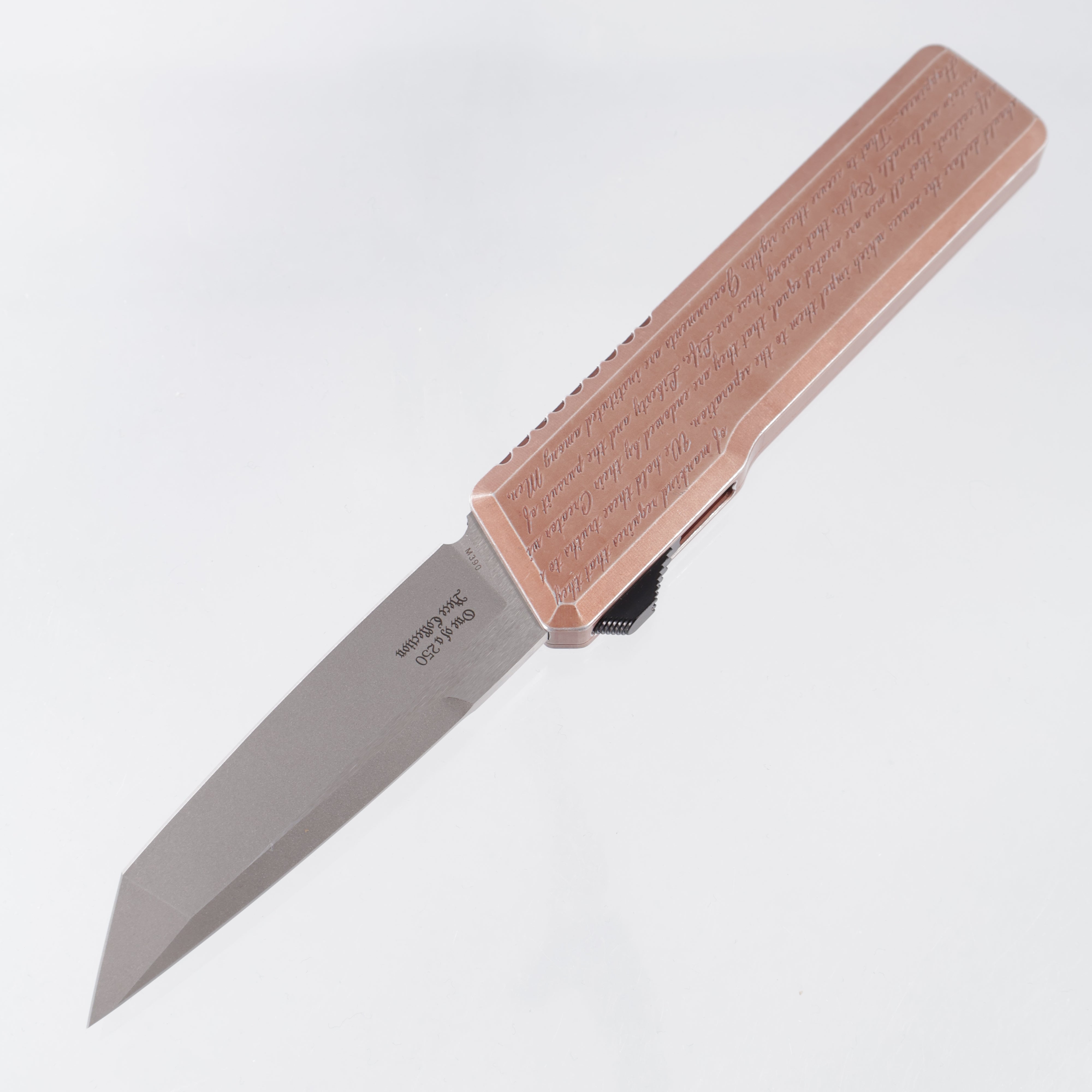 Chaves Dissident Tanto - We The People Edition - Stonewash M390 *PRE-OWNED*