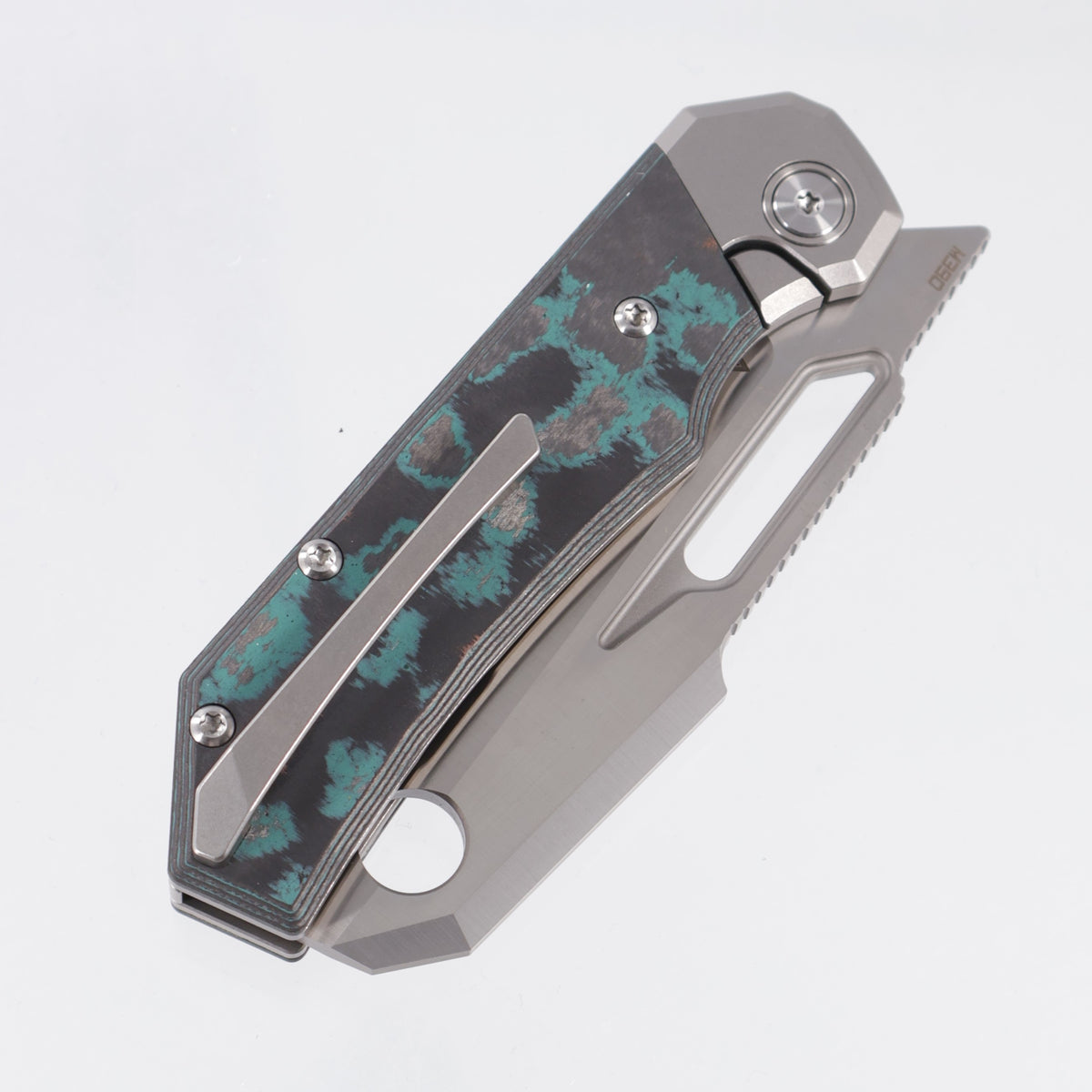 Bestech Nyrrdreki - Stonewash Titanium w/ Shipwreck Camo Carbon - Satin M390 - BT2607C