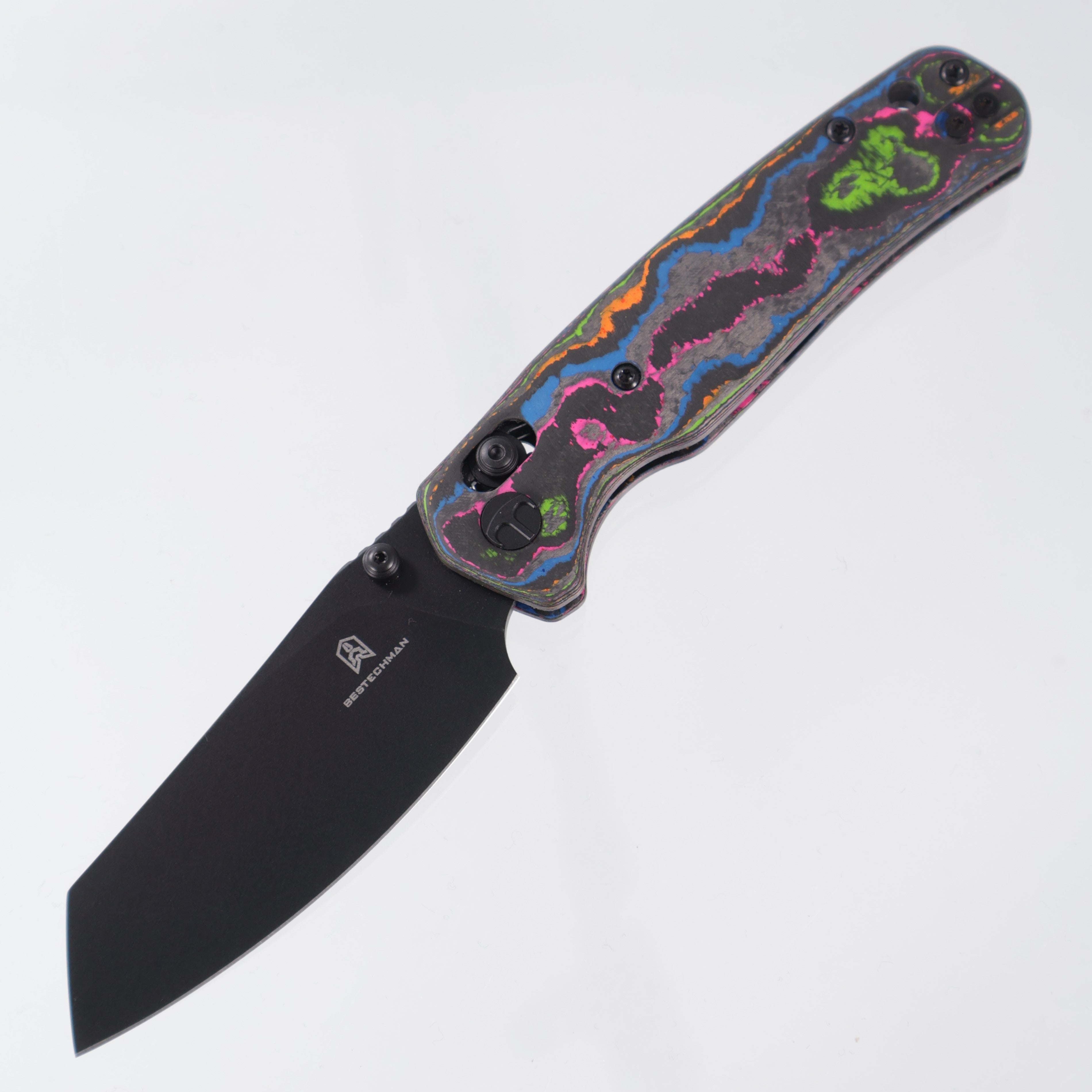 Bestechman Cicada's Wing - 80s CamoCarbon Handle - PVD 20CV - BR