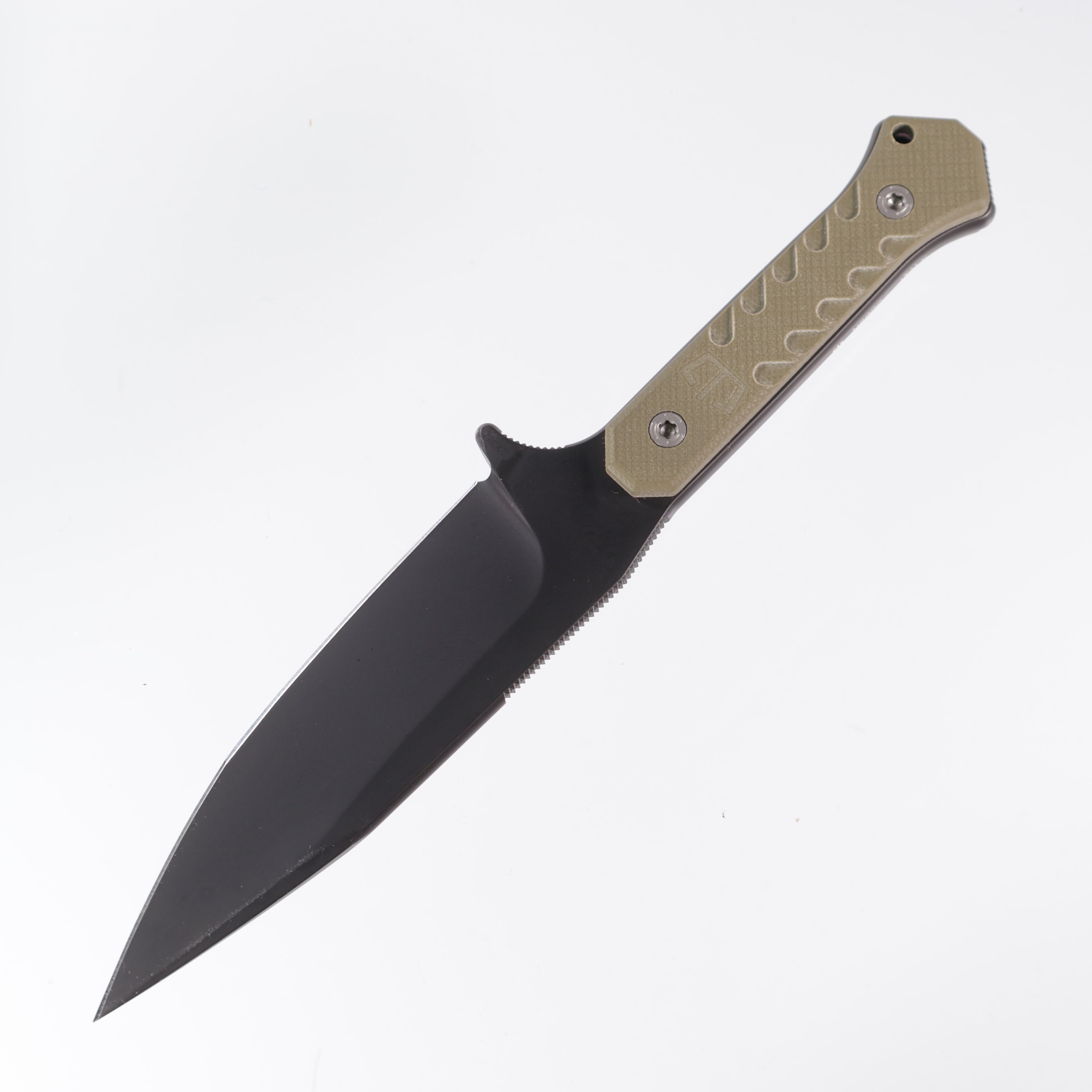 Blackside Customs - Fedele X - Black Coated N690 - OD Green G10