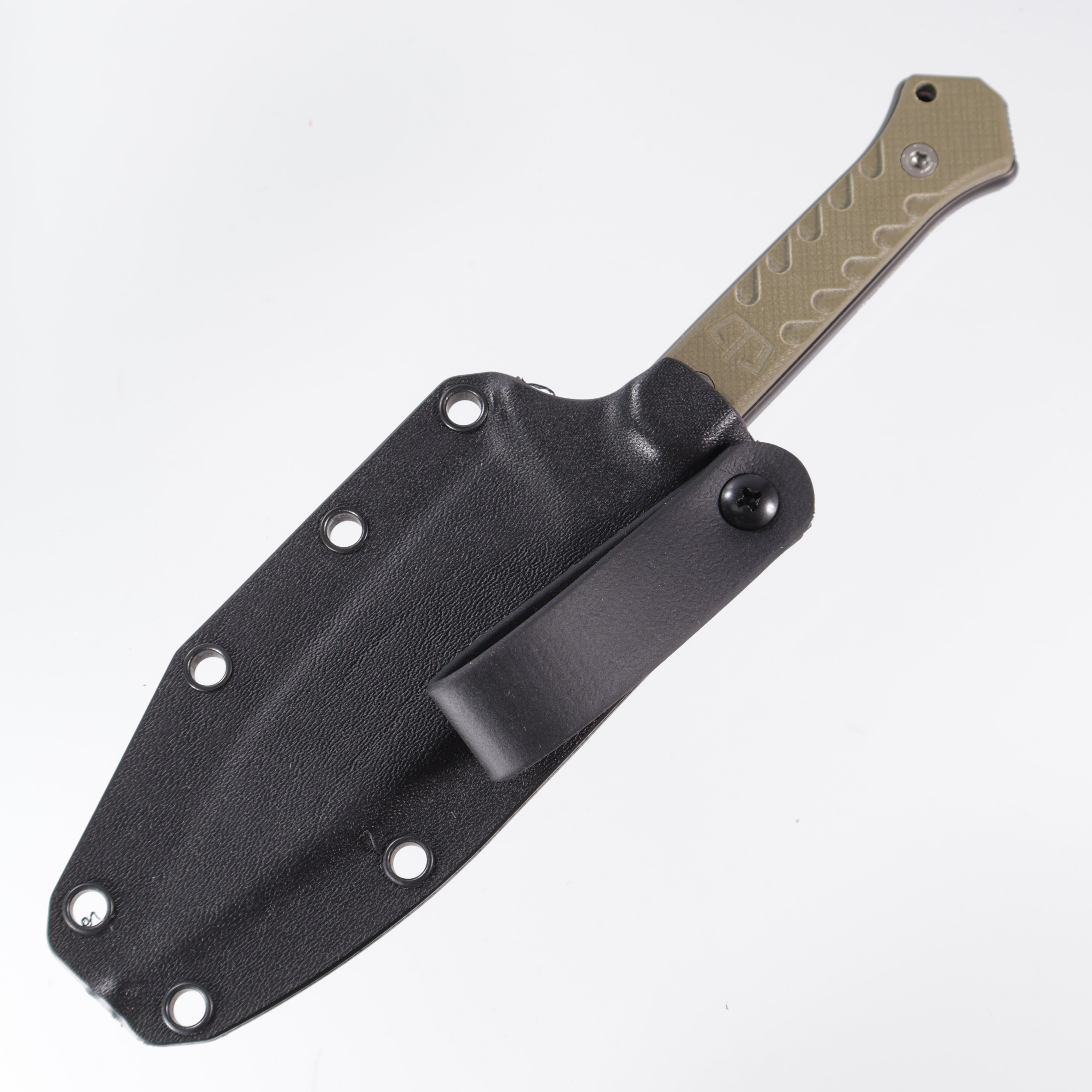Blackside Customs - Fedele X - Black Coated N690 - OD Green G10