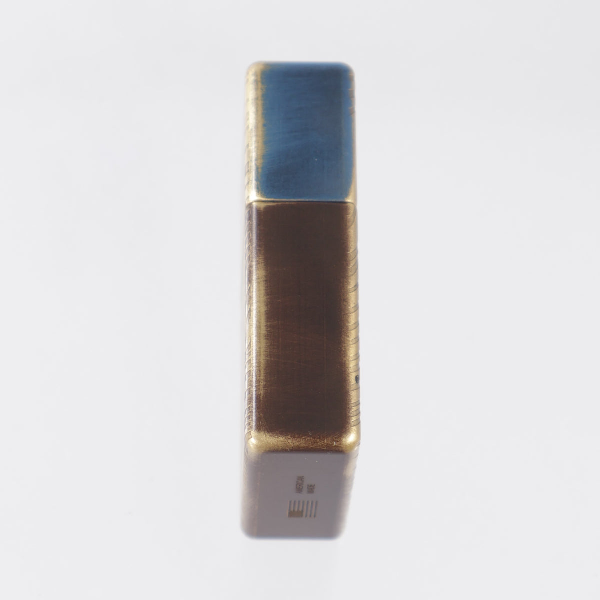 Blackside Customs Personal Library - Zippo Lighter Case -  Beskar Mudhorn - Brass