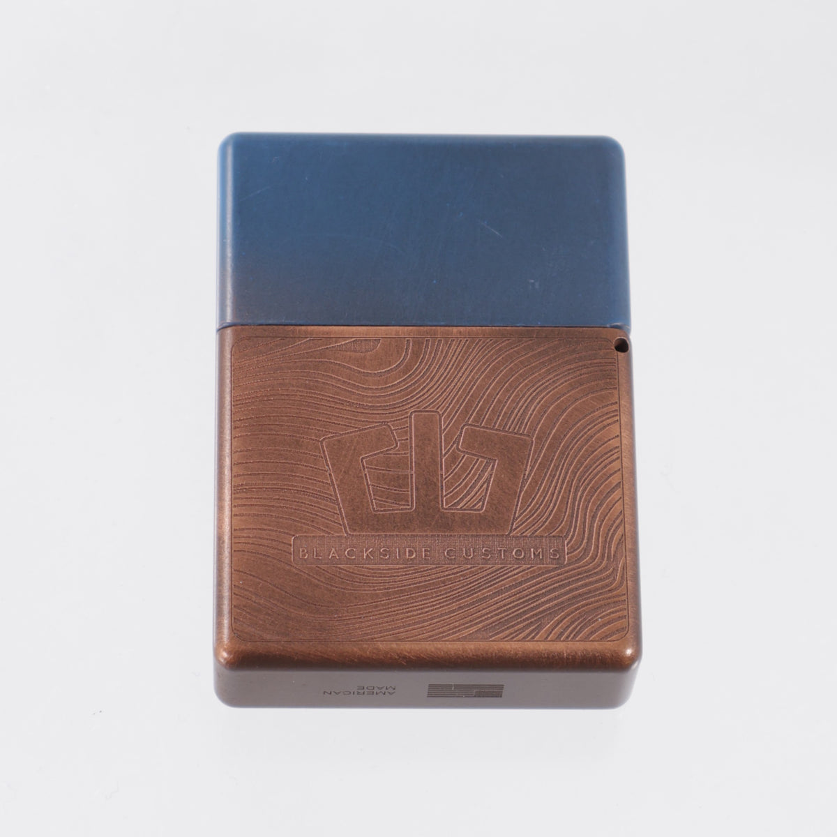 Blackside Customs Personal Library Zippo Lighter Case - Beskar - Copper