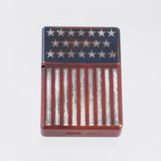 Blackside Customs Personal Library - Zippo Lighter Case - Old Glory - Copper