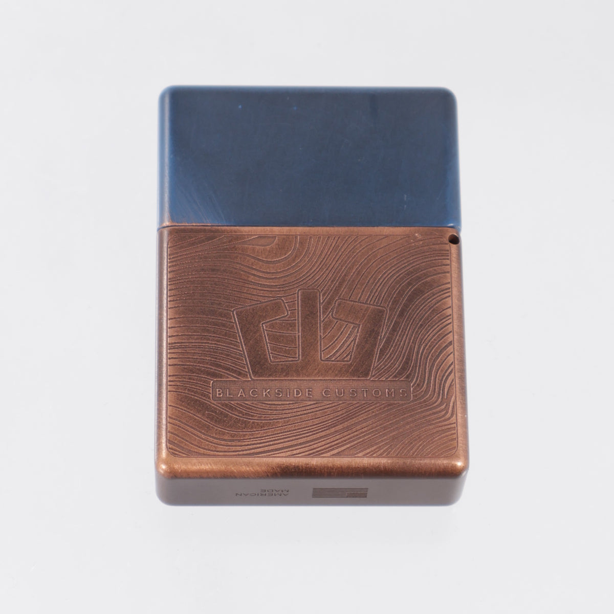 Blackside Customs Personal Library - Zippo Lighter Case - Beskar - Copper