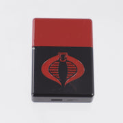 Blackside Customs Personal Library Zippo Lighter Case - Cobra - Brass