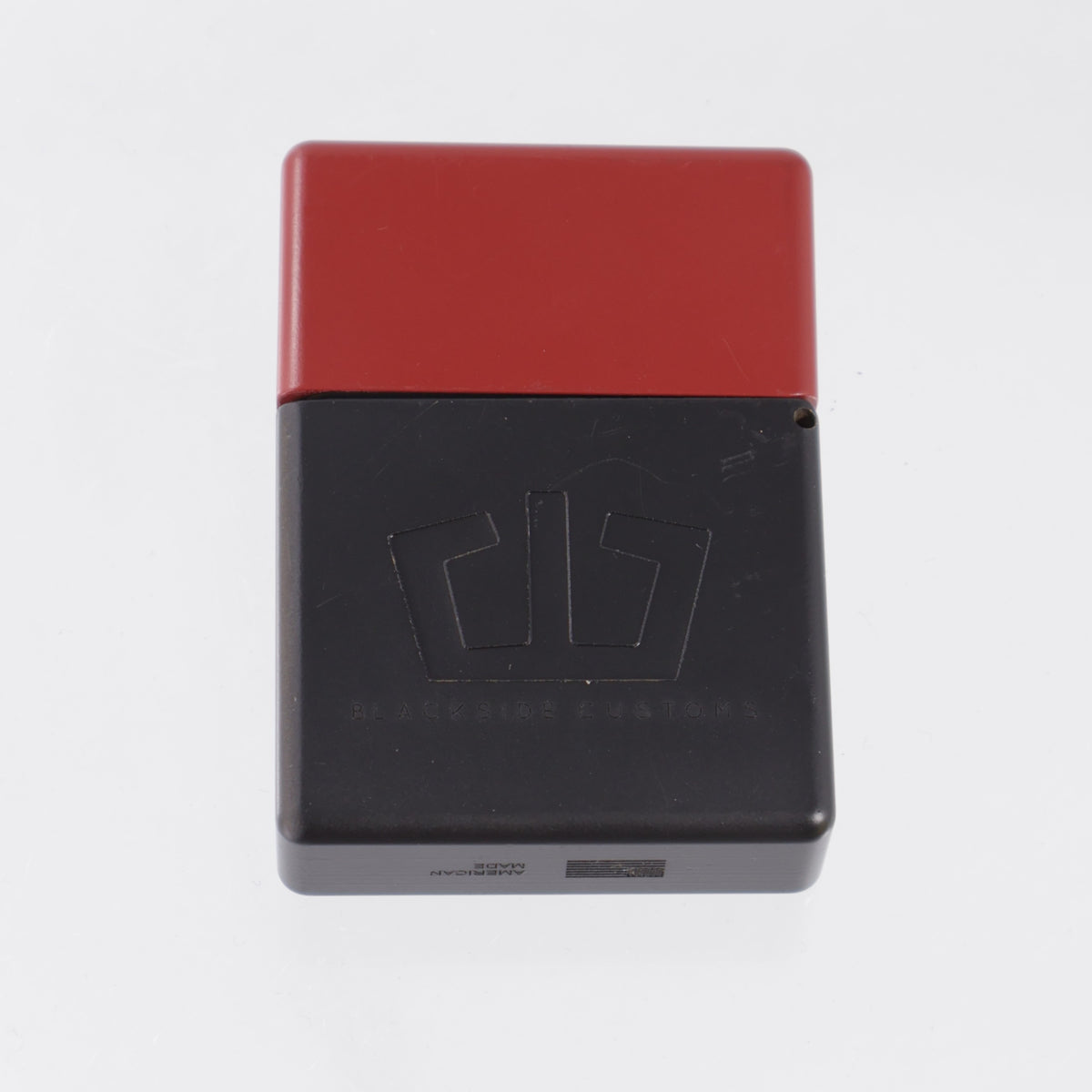 Blackside Customs Personal Library Zippo Lighter Case - Snake Eyes - Brass