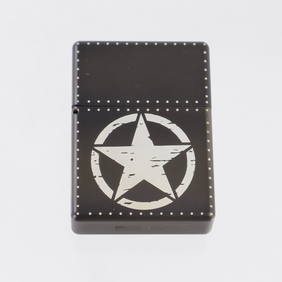 Blackside Customs Personal Library Zippo Lighter Case - 1941 (White) - Brass