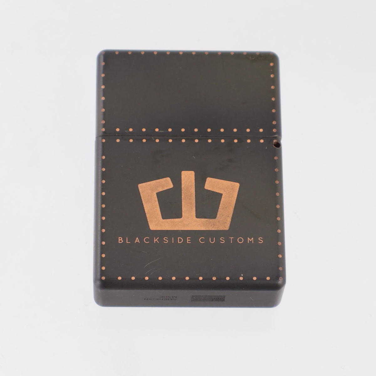 Blackside Customs Personal Library Zippo Lighter Case - 1941 (Black) - Copper