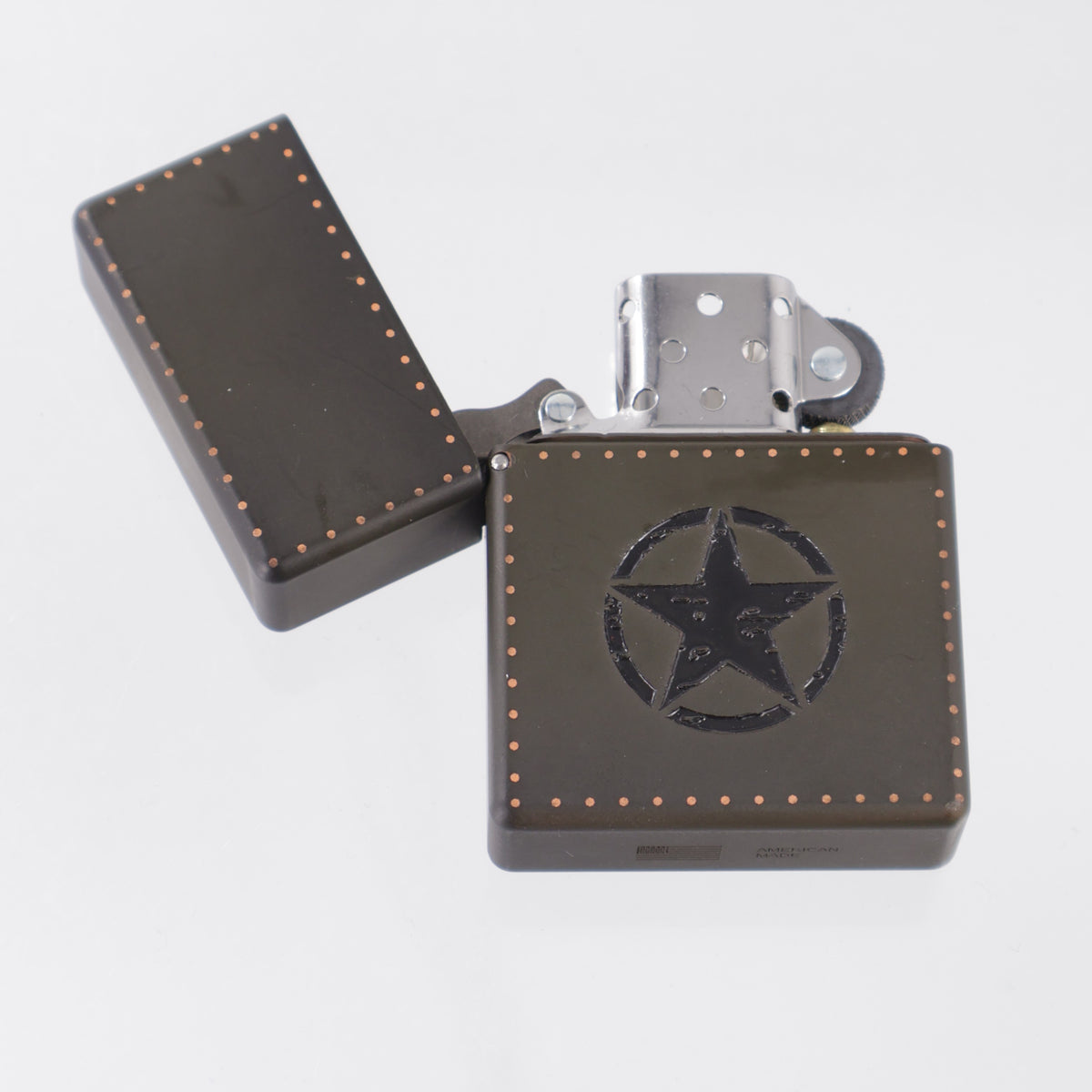 Blackside Customs Personal Library Zippo Lighter Case - 1941 (Black) - Copper