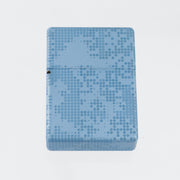 Blackside Customs Personal Library Zippo Lighter Case - Blue 1/2 Tone - Brass