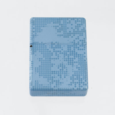 Blackside Customs Personal Library Zippo Lighter Case - Blue 1/2 Tone - Brass