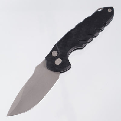 Blackside Customs Bad Idea Auto - Grey Matter Magnacut - Black Aluminum w/ Type 3 Hardcoat - Titanium Hardware & Clip - BSC-F1