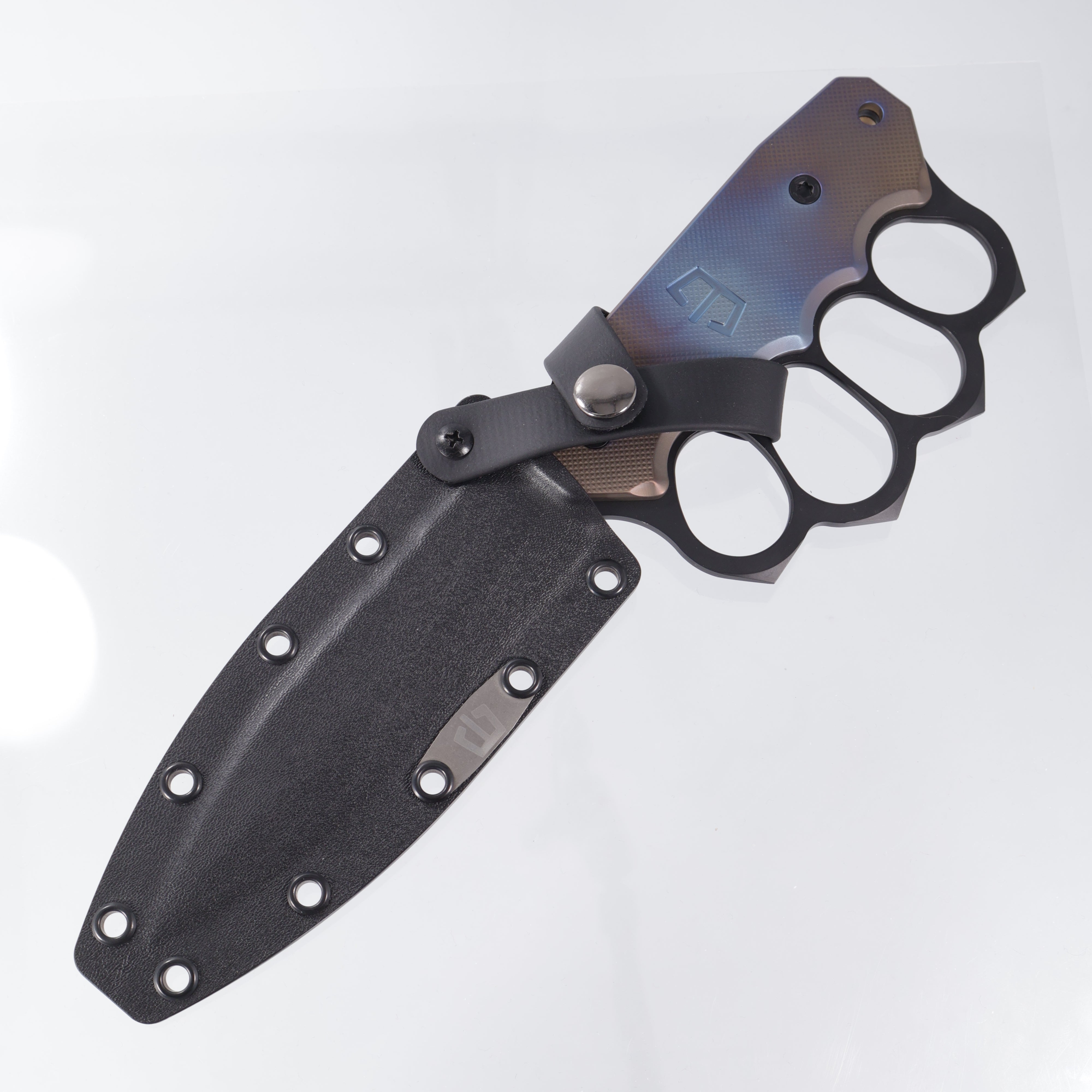 Blackside Customs - Trench Boss - Sumi Finish PSB27 - Flamed Titanium