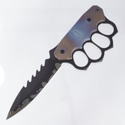 Blackside Customs - Trench Boss - Sumi Finish PSB27 - Flamed Titanium
