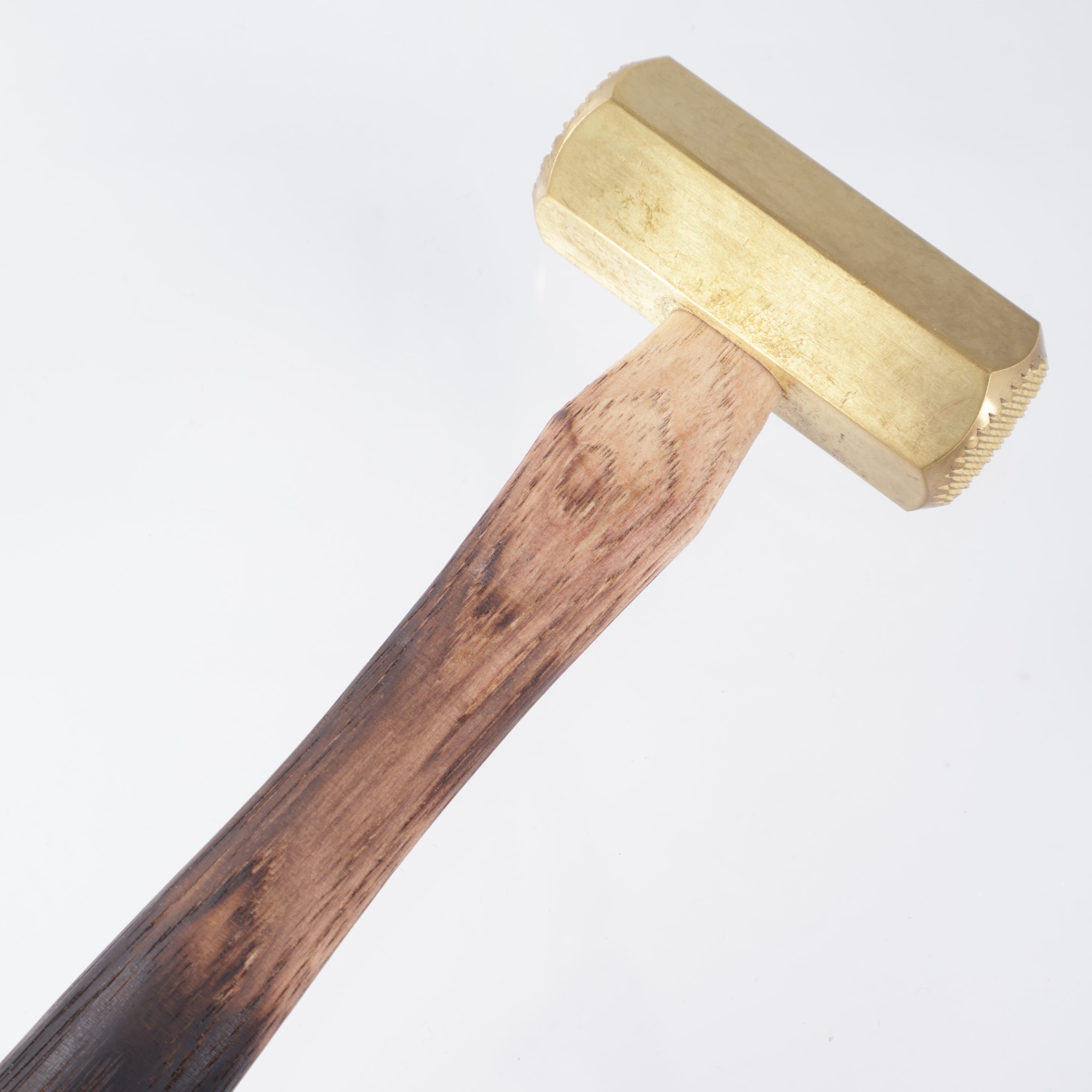 Blackside Customs - Tenderizer - American Brass - Birch Wood Handle