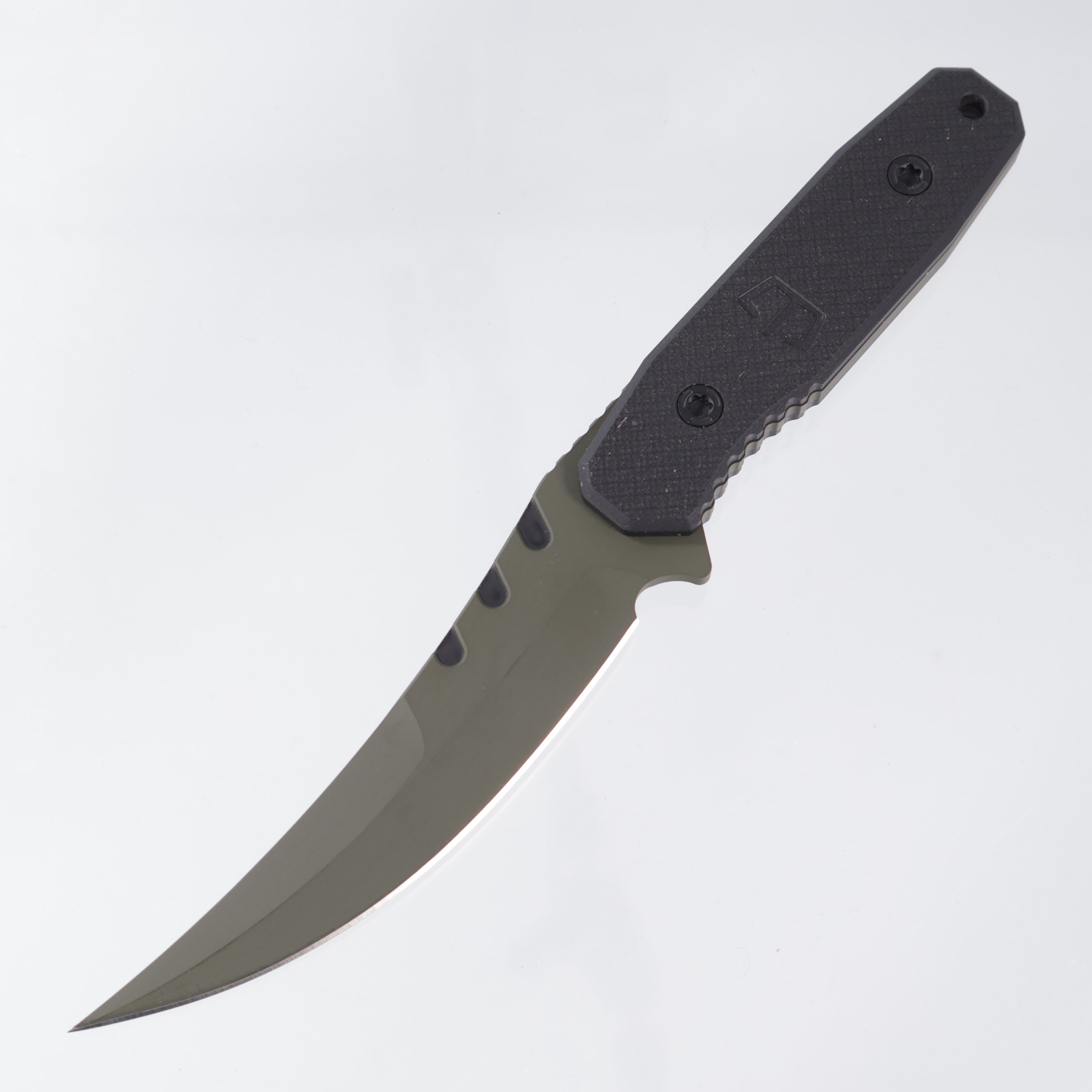 Blackside Customs - Cat 5 - OD Green w/ Black Accents Magnacut - Black G10