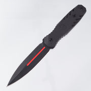 Blackside Customs - Phase 7 SDM - Dark Beskar Magnacut w/ Red Accents - Black G10