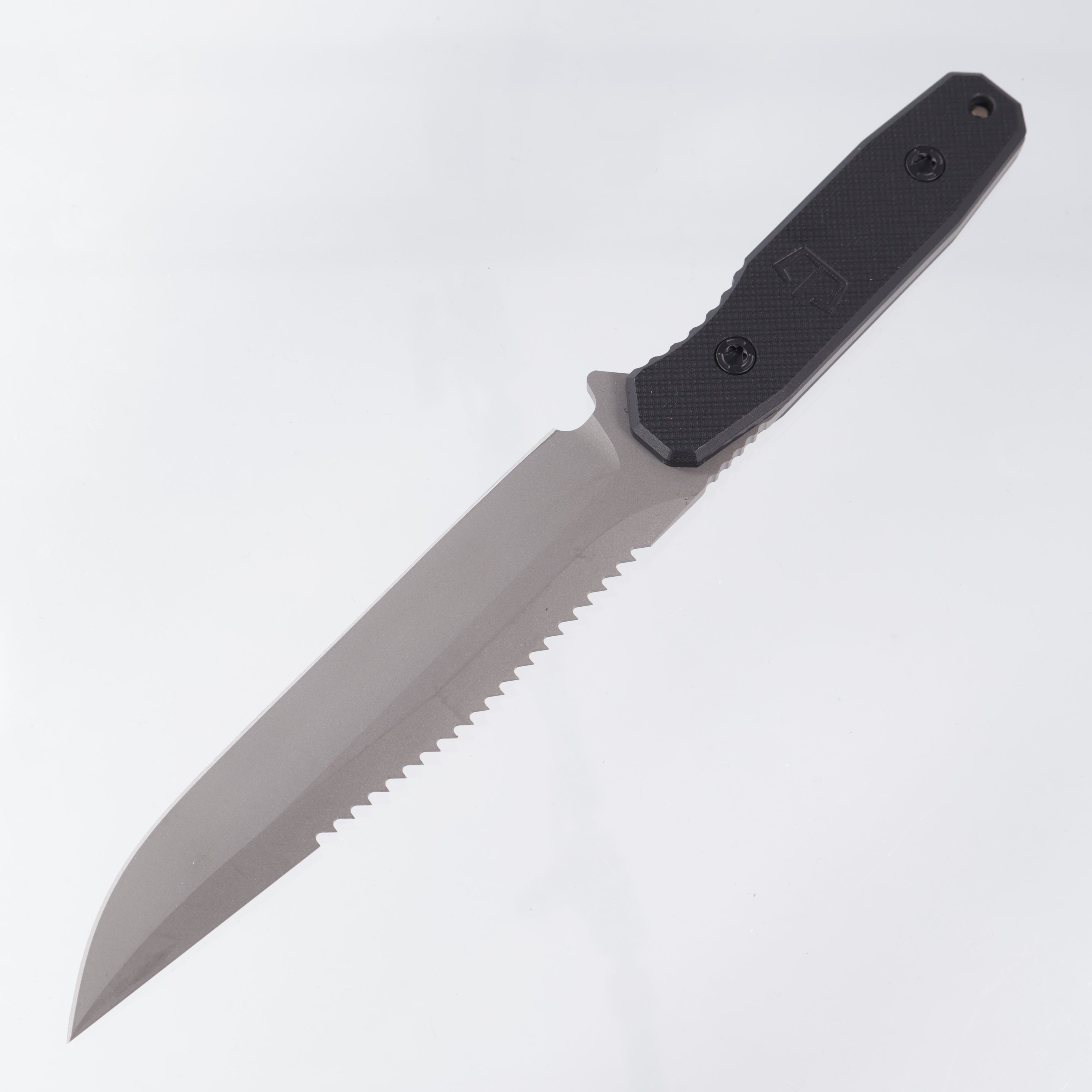 Blackside Customs - Rogue 1 - Greymatter Magnacut w/ Sawtooth Spine - Black G10