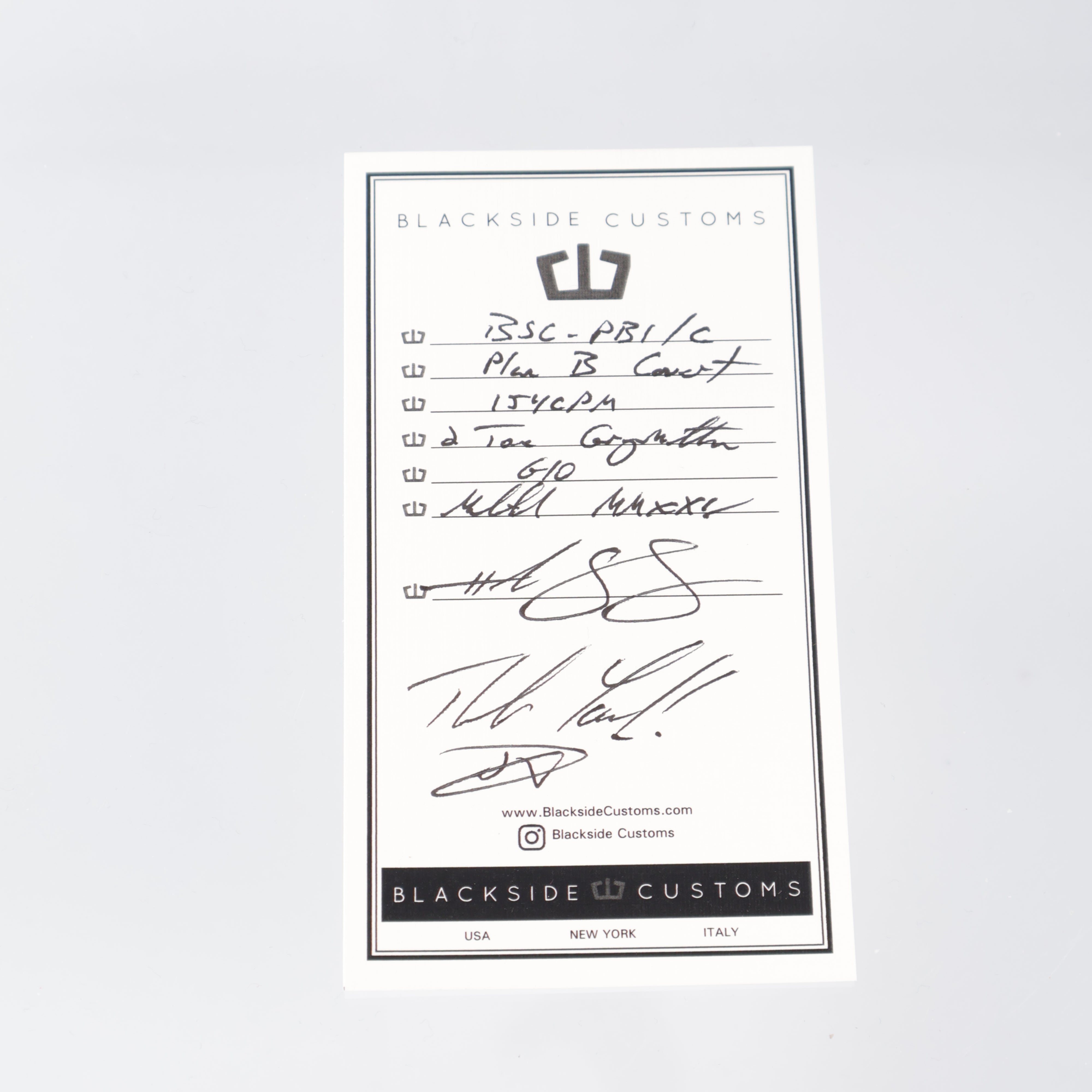 Blackside Customs - Plan B Covert - Two-Tone Greymatter CPM-154 - Black G10