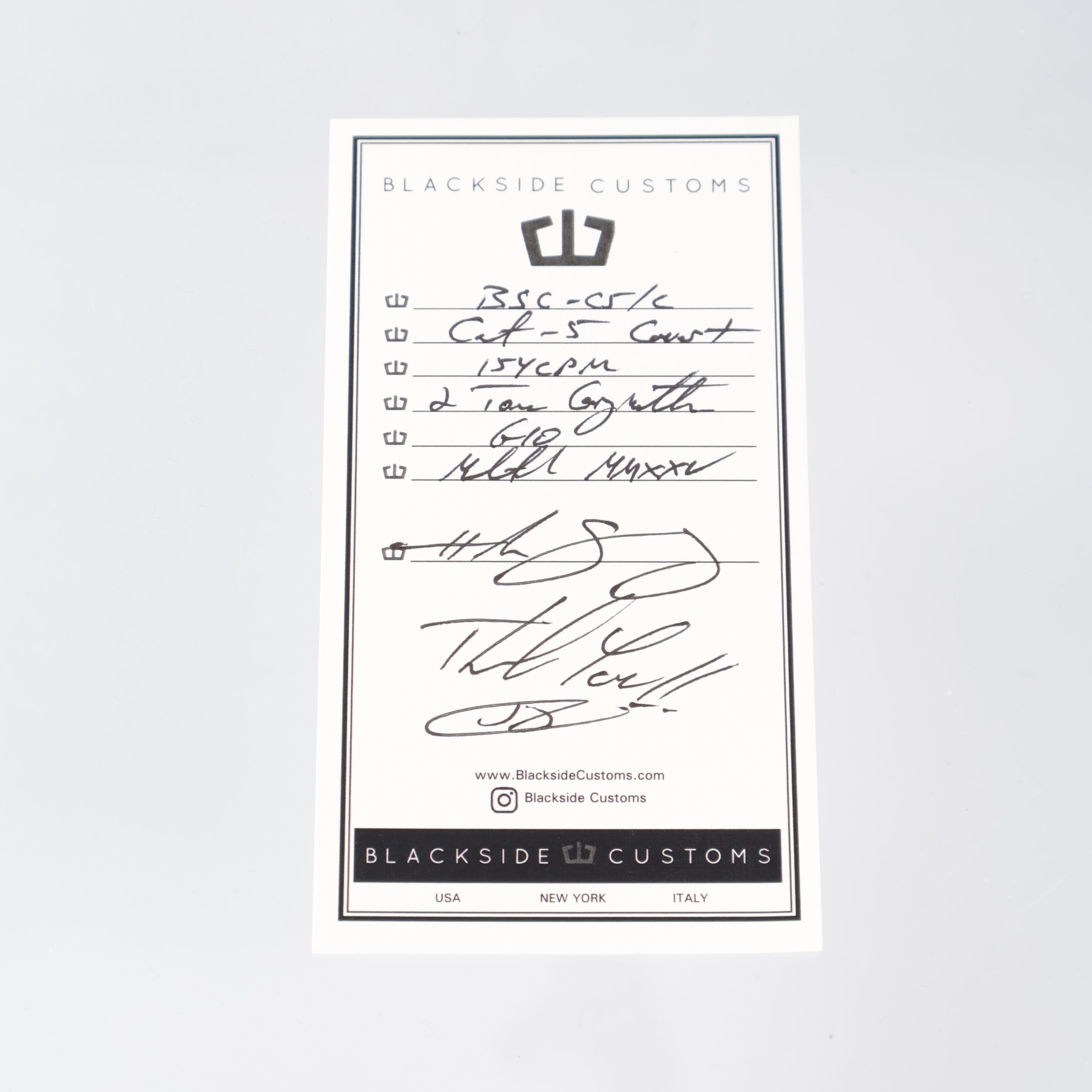 Blackside Customs - Cat 5 Covert - Two-Tone Greymatter CPM-154 - Black G10