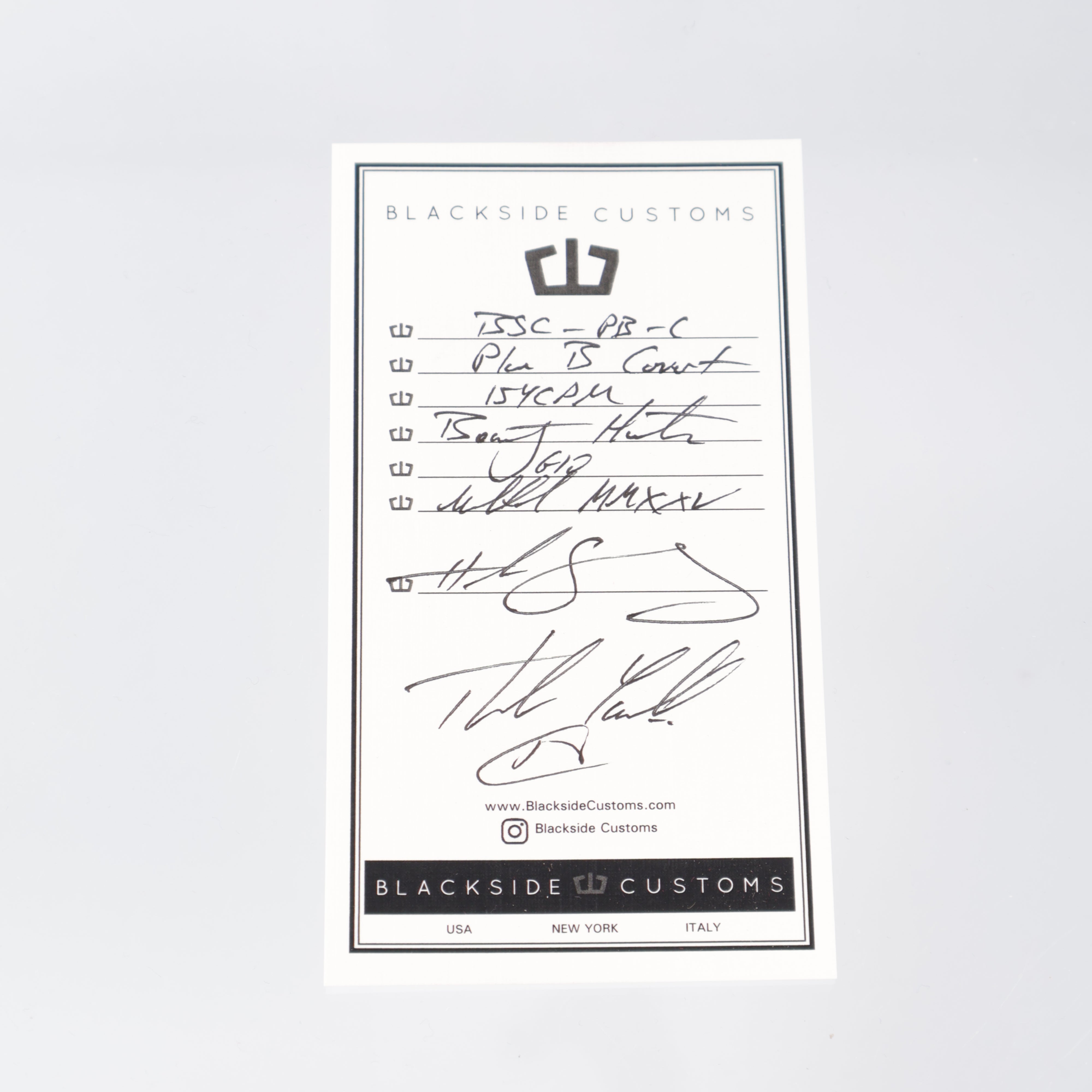 Blackside Customs - Plan B Covert - Bounty Hunter CPM-154 - Black G10