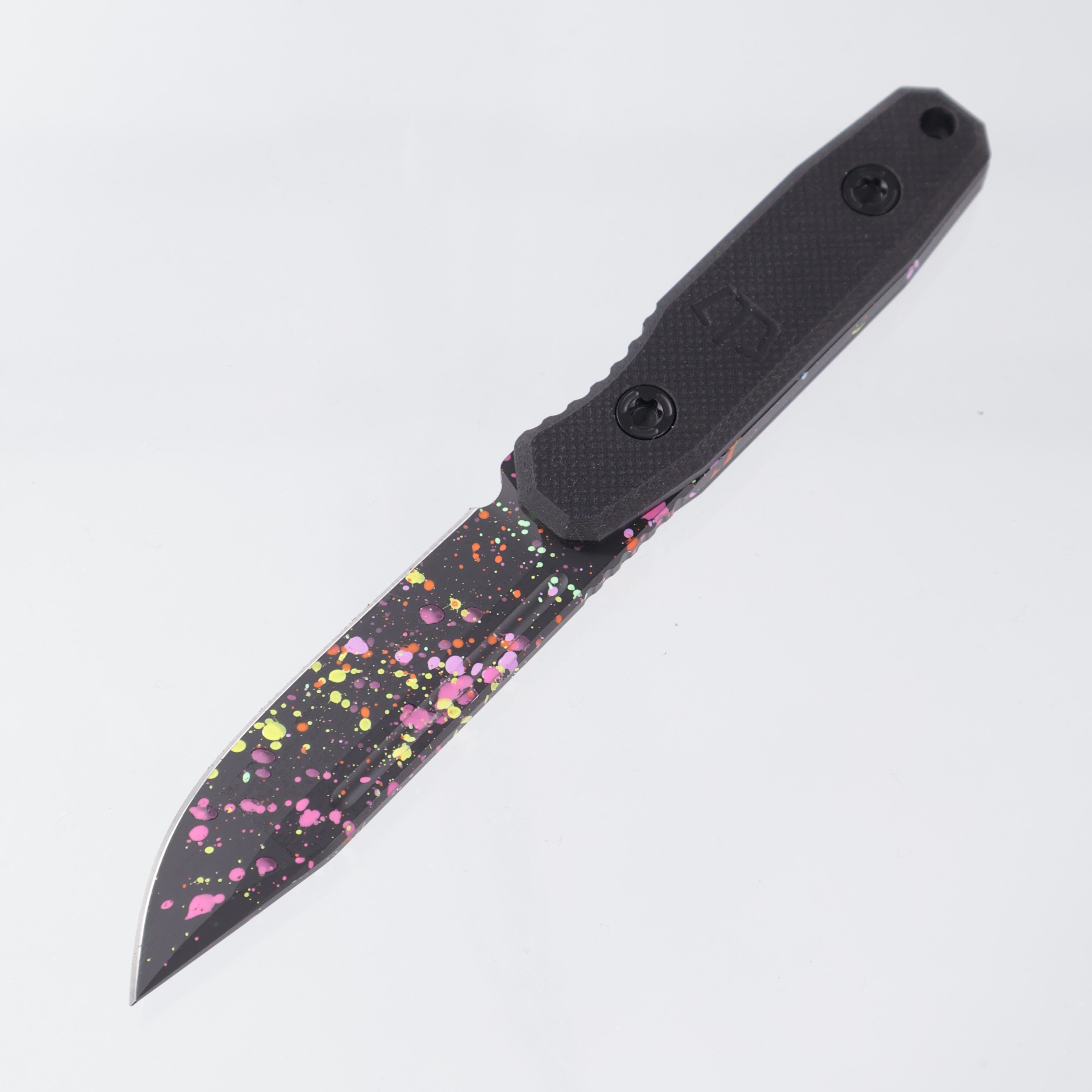 Blackside Customs - Plan B Covert - 80s Splatter CPM-154 - Black G10 - BROP Exclusive