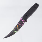 Blackside Customs - Cat-5 Covert - 80s Splatter CPM-154 - Black G10 - BR-OP Exclusive