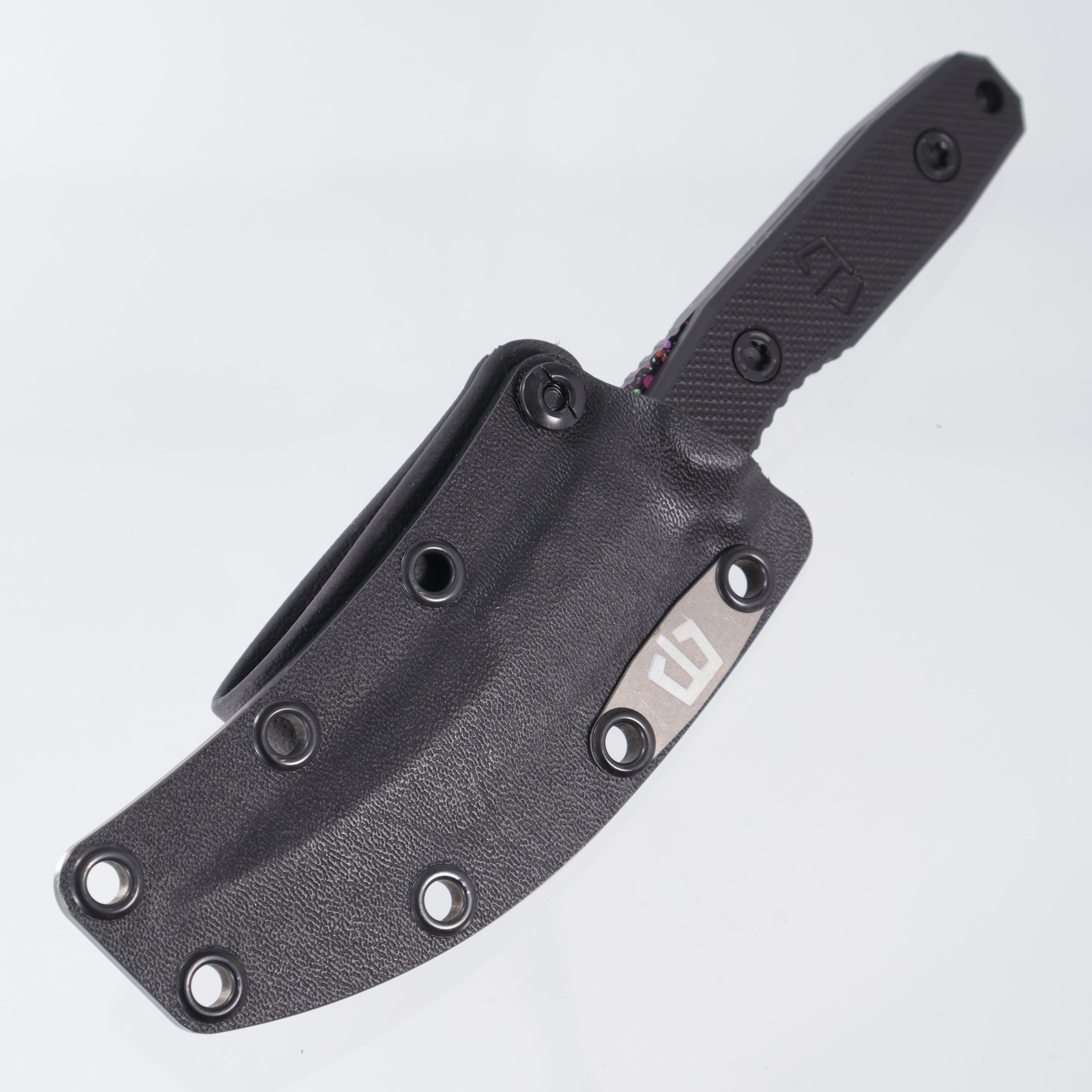 Blackside Customs - Cat-5 Covert - 80s Splatter CPM-154 - Black G10 - BR-OP Exclusive