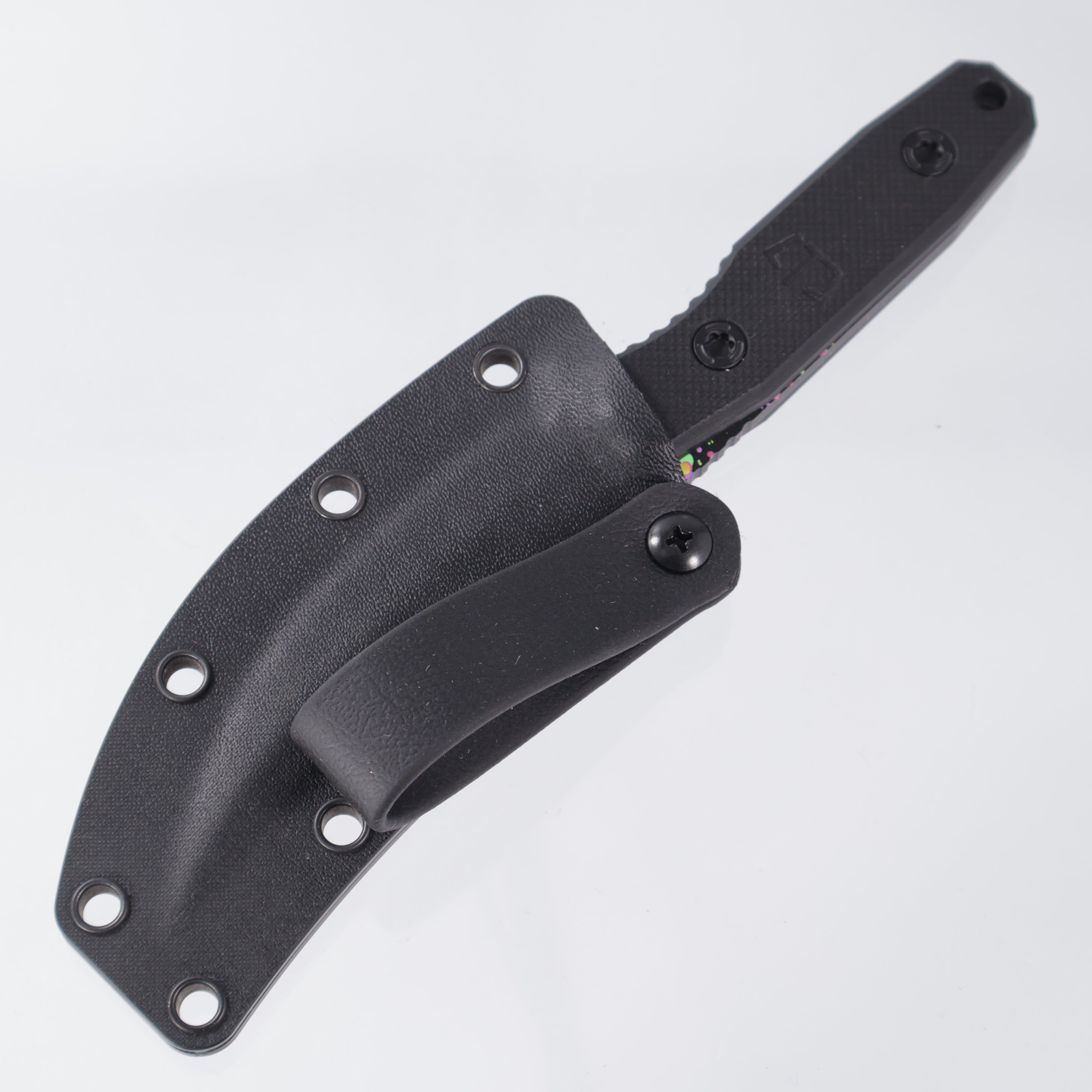 Blackside Customs - Cat-5 Covert - 80s Splatter CPM-154 - Black G10 - BR-OP Exclusive